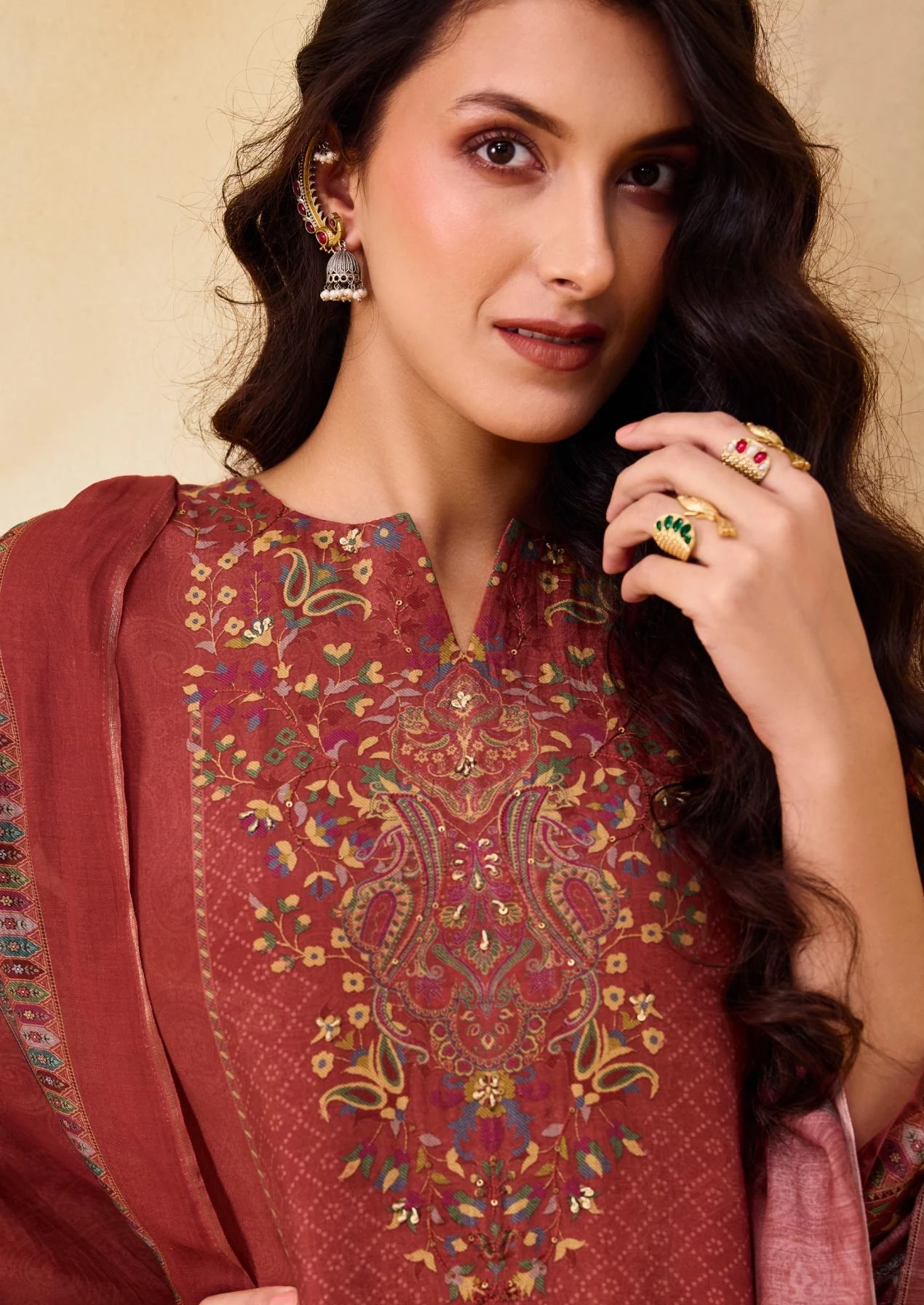 OLIVIA VOL 2 Salwar Suits wholesale COTTON - Ethnicaa thumbnail 3