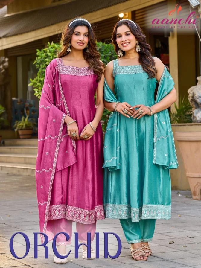 ORCHID Ethnic Wear wholesale VICHITRA SILK - Ethnicaa thumbnail 3