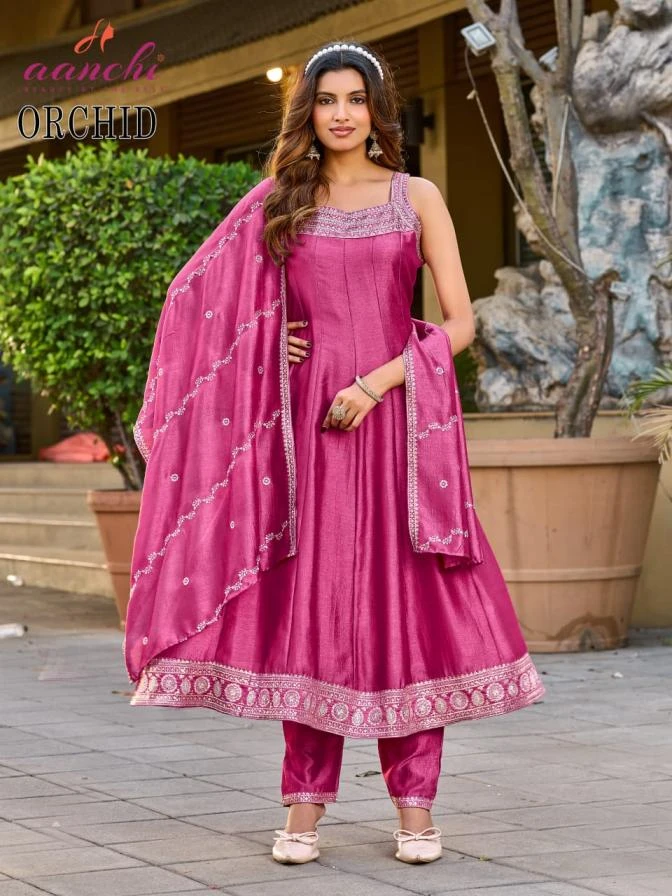 ORCHID Ethnic Wear wholesale VICHITRA SILK - Ethnicaa thumbnail 2