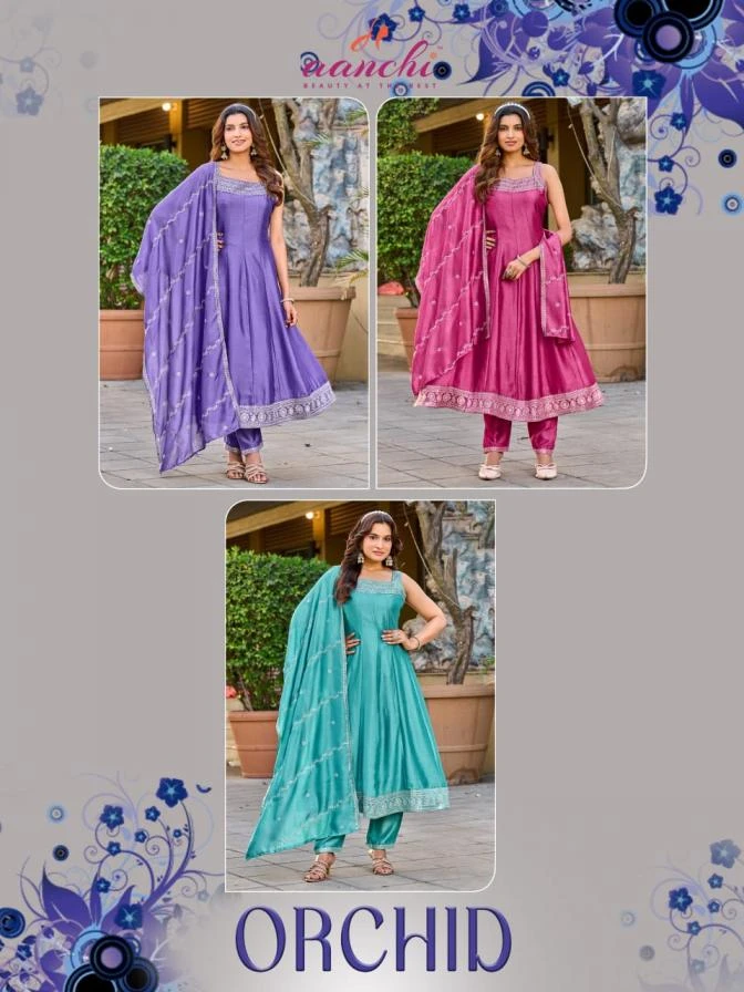 ORCHID Ethnic Wear wholesale VICHITRA SILK - Ethnicaa thumbnail 5