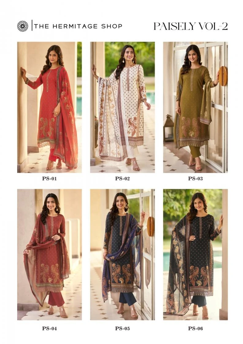 Buy PAISELY VOL 2 ethnic-wear LAWN Wholesale Surat Manufacturer - Ethnicaa
