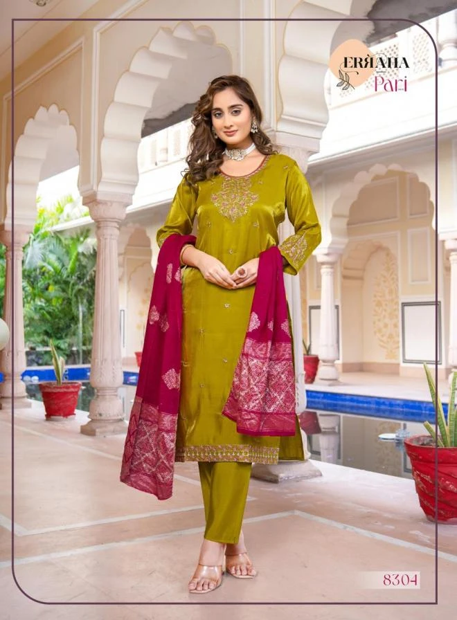 🔥 Salwar Suits wholesale ROMAN GLASS SILK - Ethnicaa thumbnail 5