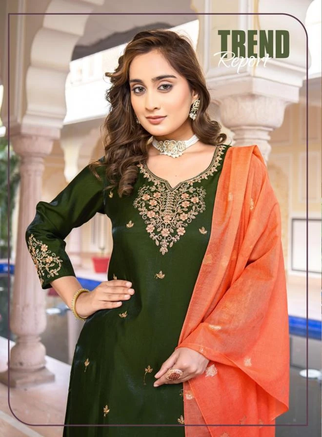 🔥 Salwar Suits wholesale ROMAN GLASS SILK - Ethnicaa thumbnail 2