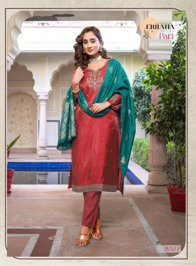 🔥 Salwar Suits wholesale ROMAN GLASS SILK - Ethnicaa thumbnail 8