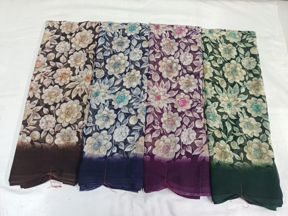 POONAM SAREE Sarees wholesale WEIGHTLESS - Ethnicaa thumbnail 12