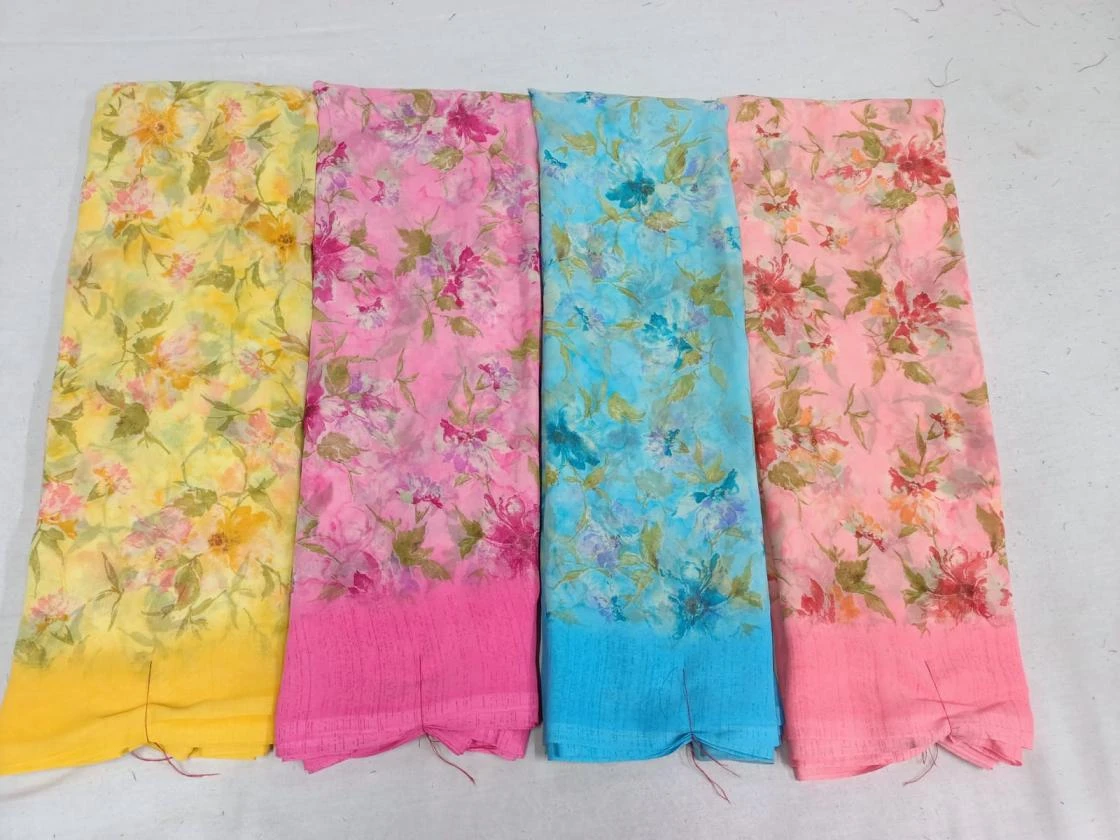 POONAM SAREE Sarees wholesale WEIGHTLESS - Ethnicaa thumbnail 3