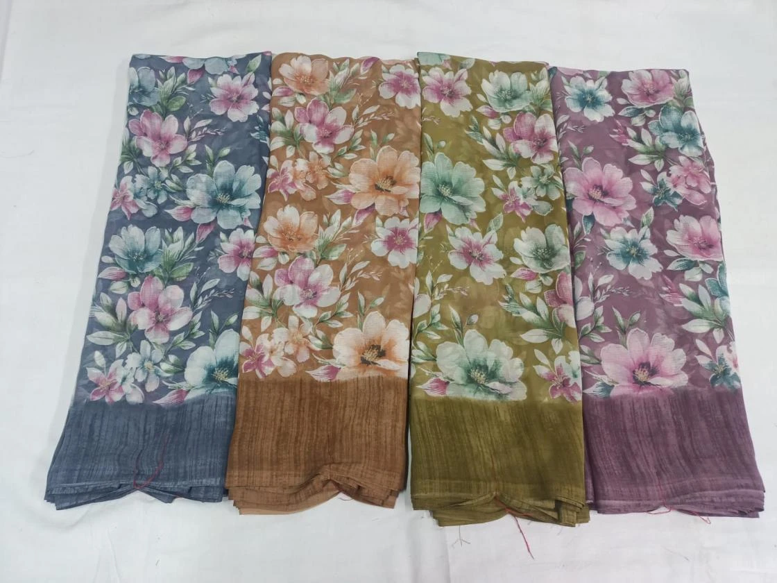 POONAM SAREE Sarees wholesale WEIGHTLESS - Ethnicaa thumbnail 11