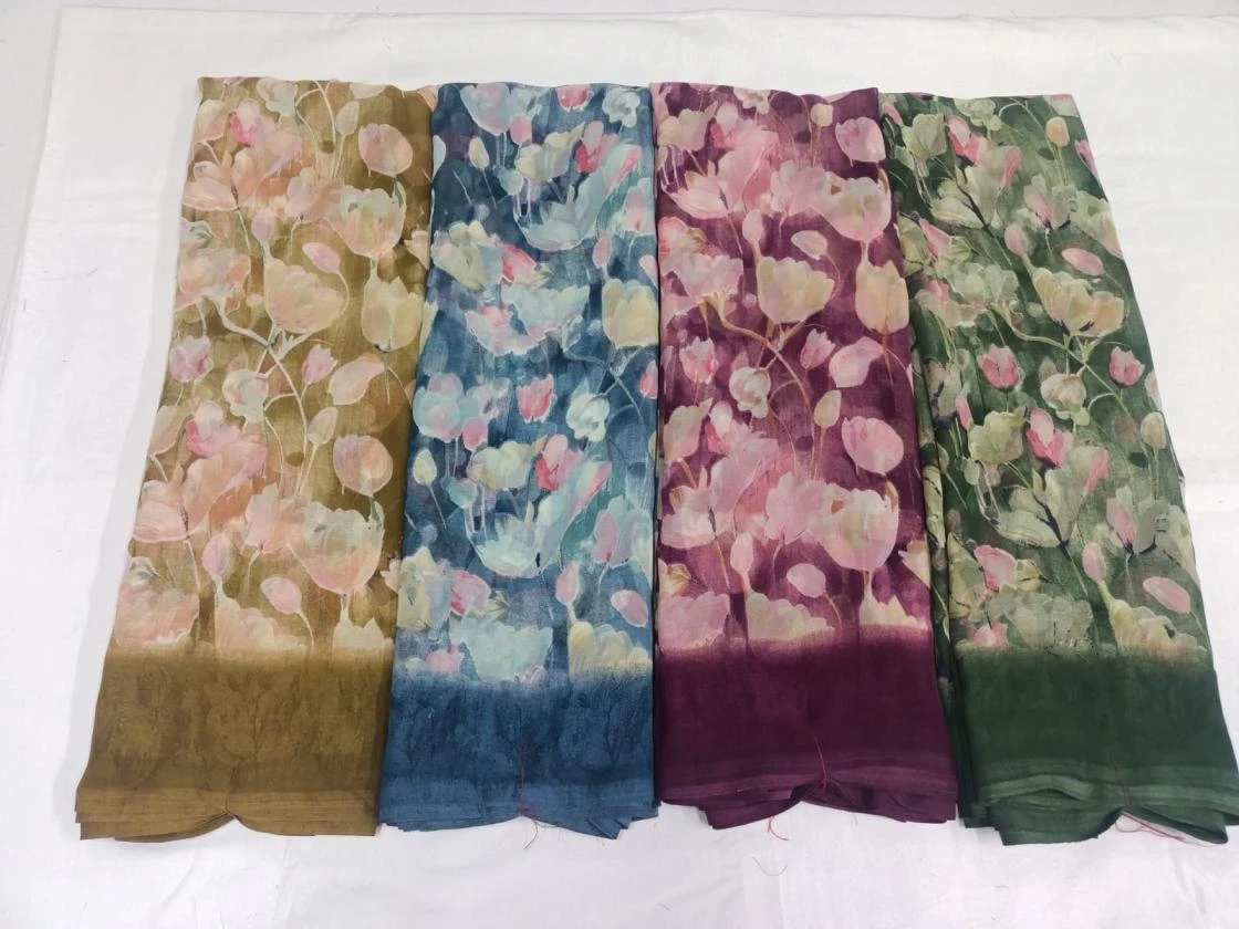 POONAM SAREE Sarees wholesale WEIGHTLESS - Ethnicaa thumbnail 7