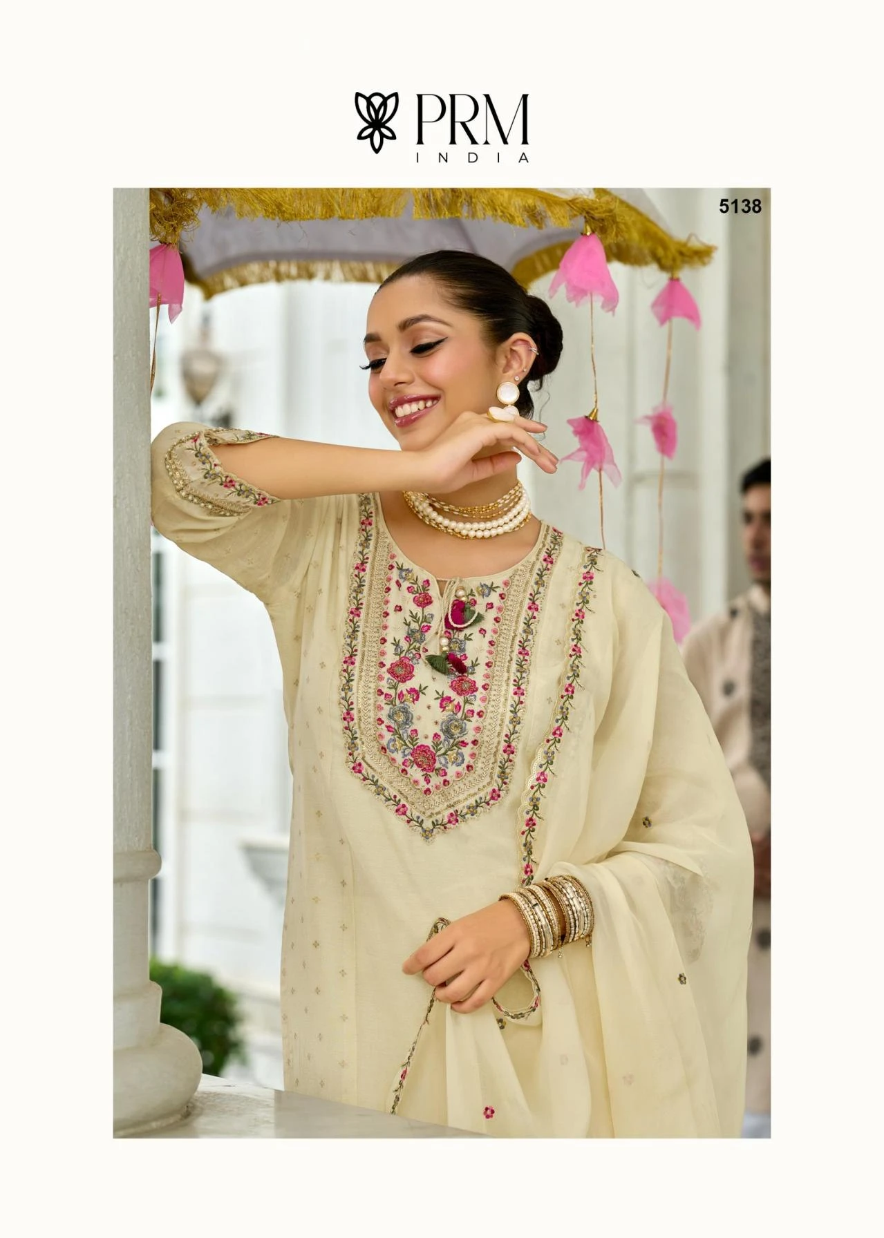 SAWARIYA Readymade Salwar Suits wholesale MUL CHANDERI JACQUARD - Ethnicaa thumbnail 26