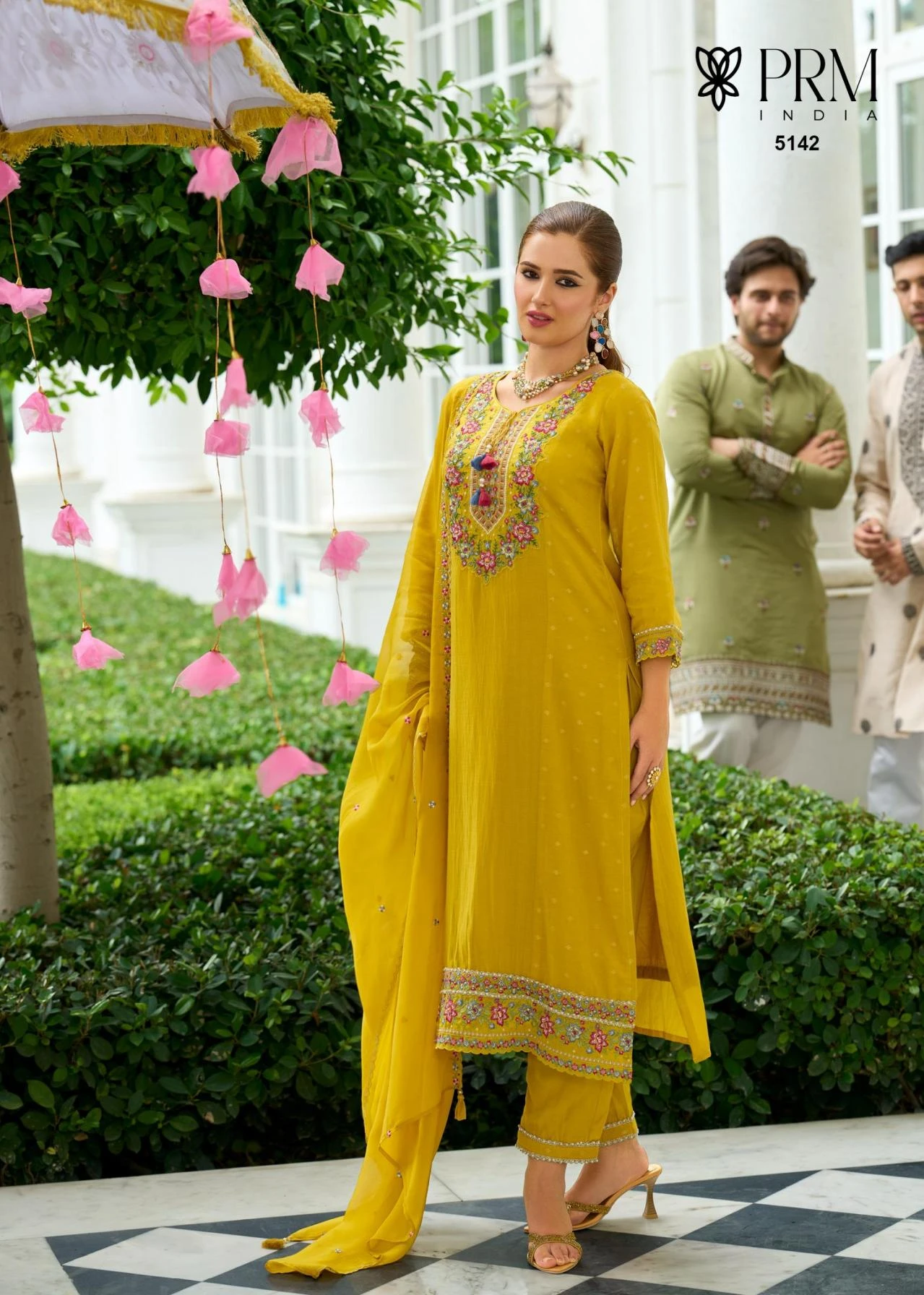 SAWARIYA Readymade Salwar Suits wholesale MUL CHANDERI JACQUARD - Ethnicaa thumbnail 24