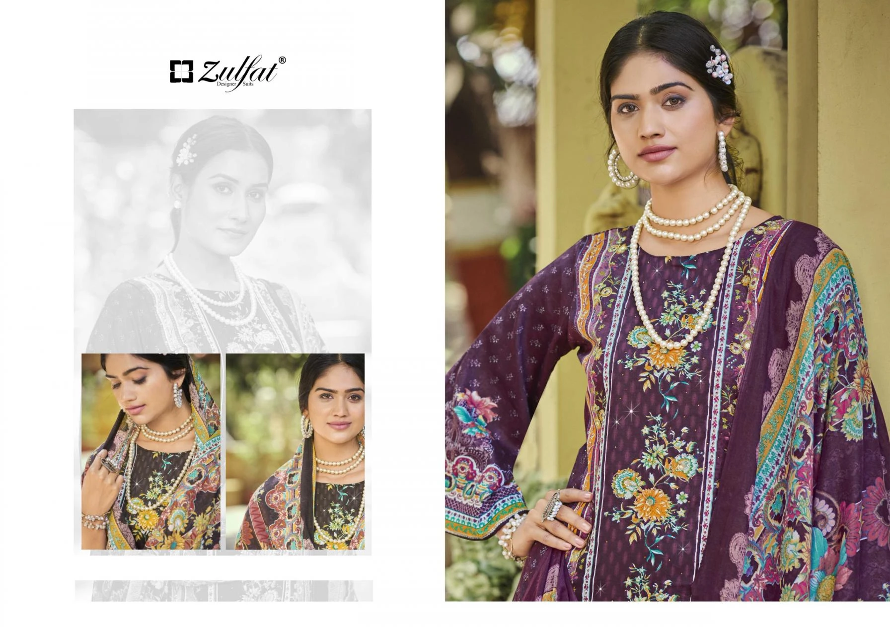 RAABTA VOL 7 Readymade Salwar Suits wholesale JAM COTTON - Ethnicaa thumbnail 3