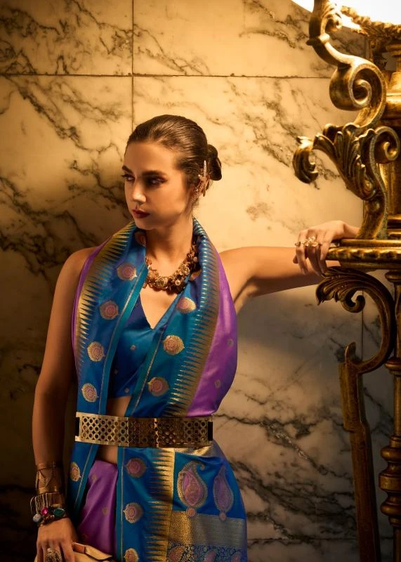 Buy CHERRY SILK sarees SOFT SILK Wholesale Surat Manufacturer - Ethnicaa