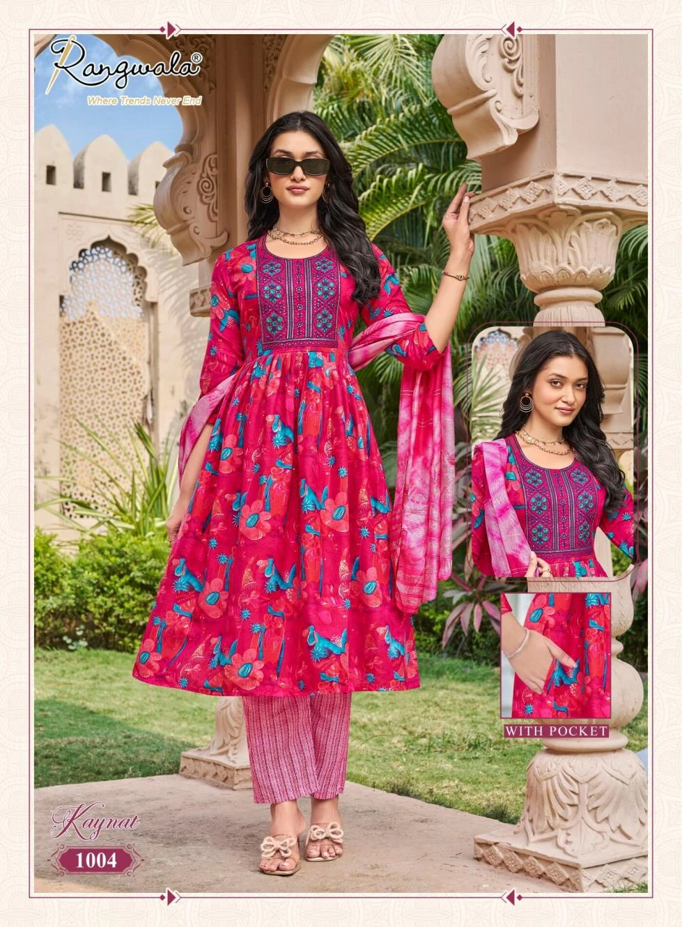 KAYNAT Readymade Salwar Suits wholesale RAYON - Ethnicaa thumbnail 5