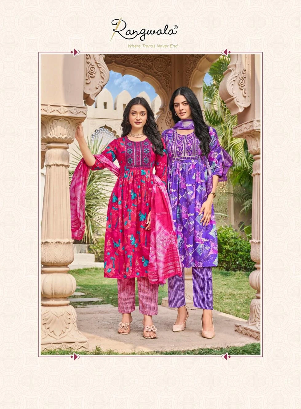 KAYNAT Readymade Salwar Suits wholesale RAYON - Ethnicaa thumbnail 3