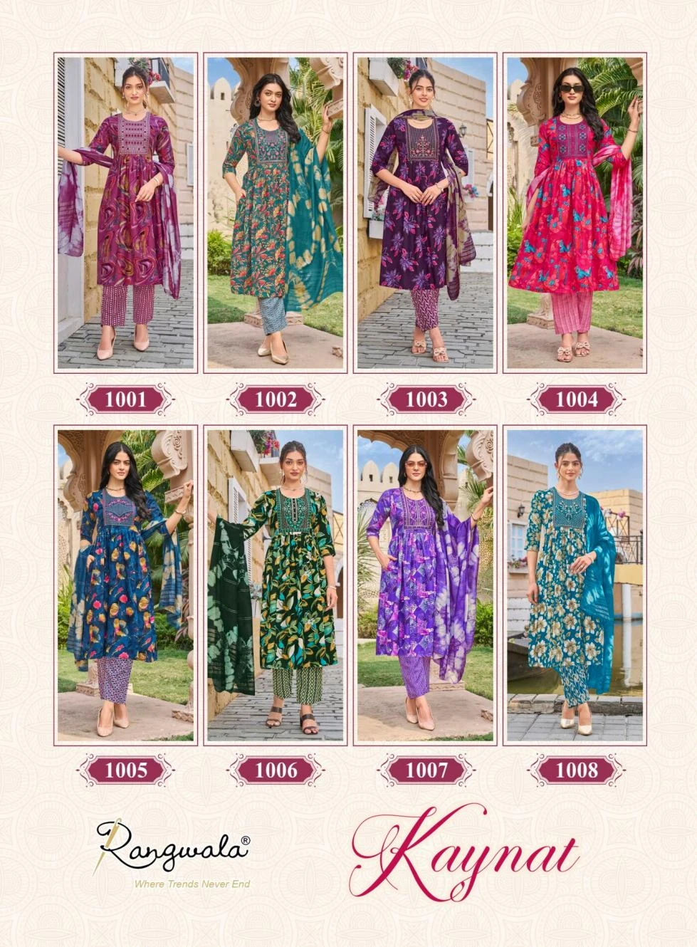 KAYNAT Readymade Salwar Suits wholesale RAYON - Ethnicaa thumbnail 2
