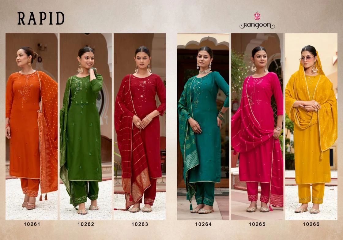 S Readymade Salwar Suits wholesale VISCOSE - Ethnicaa thumbnail 12
