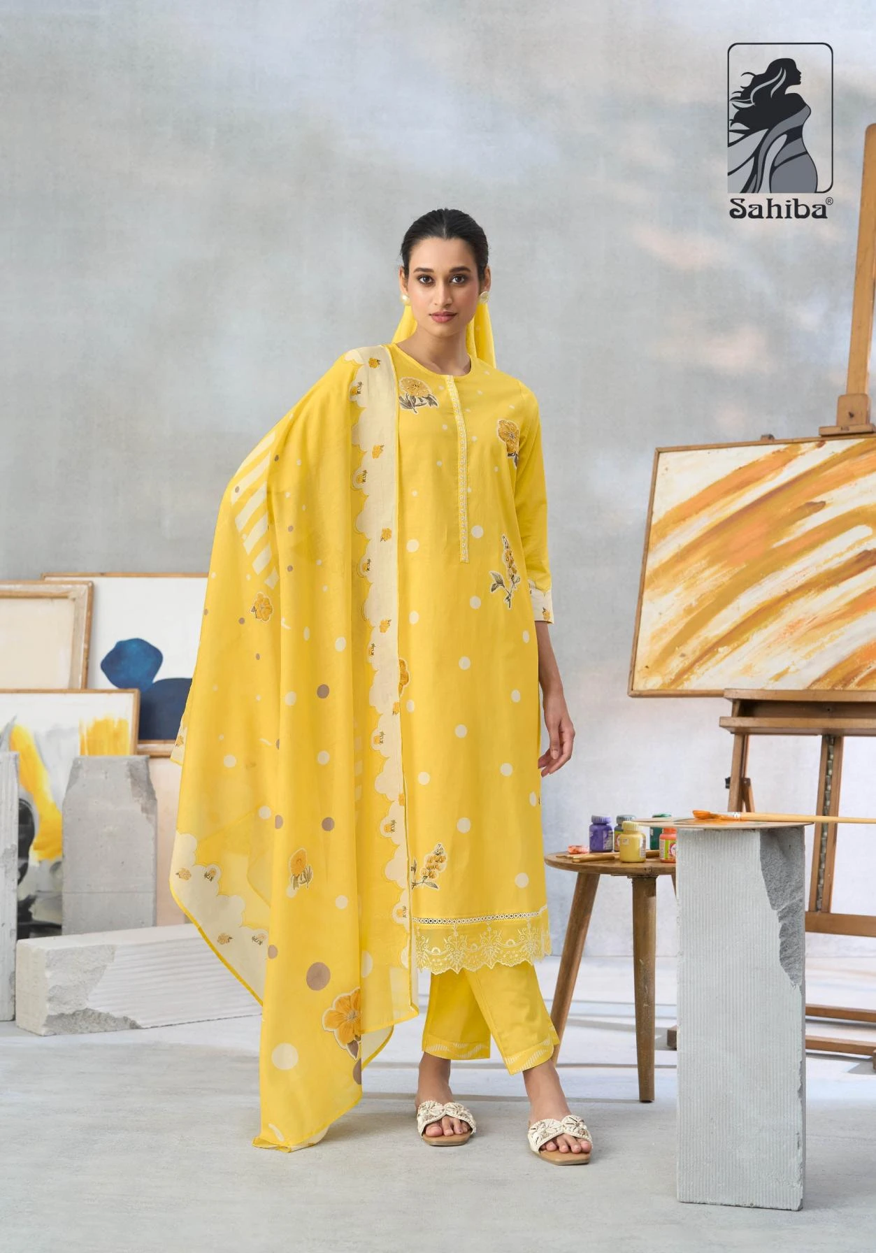 RANG ROOP Ethnic Wear wholesale COTTON - Ethnicaa thumbnail 3