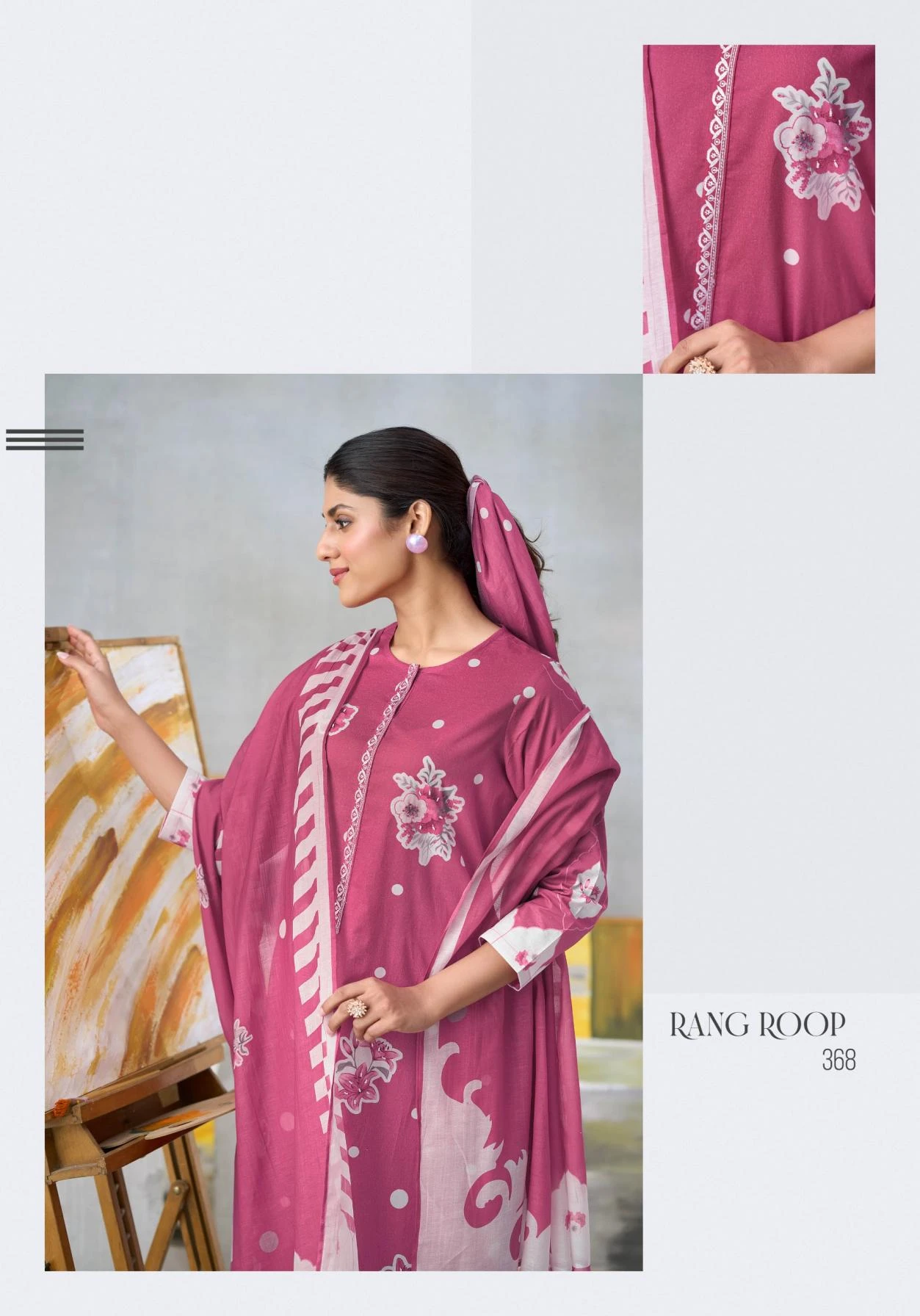RANG ROOP Ethnic Wear wholesale COTTON - Ethnicaa thumbnail 6