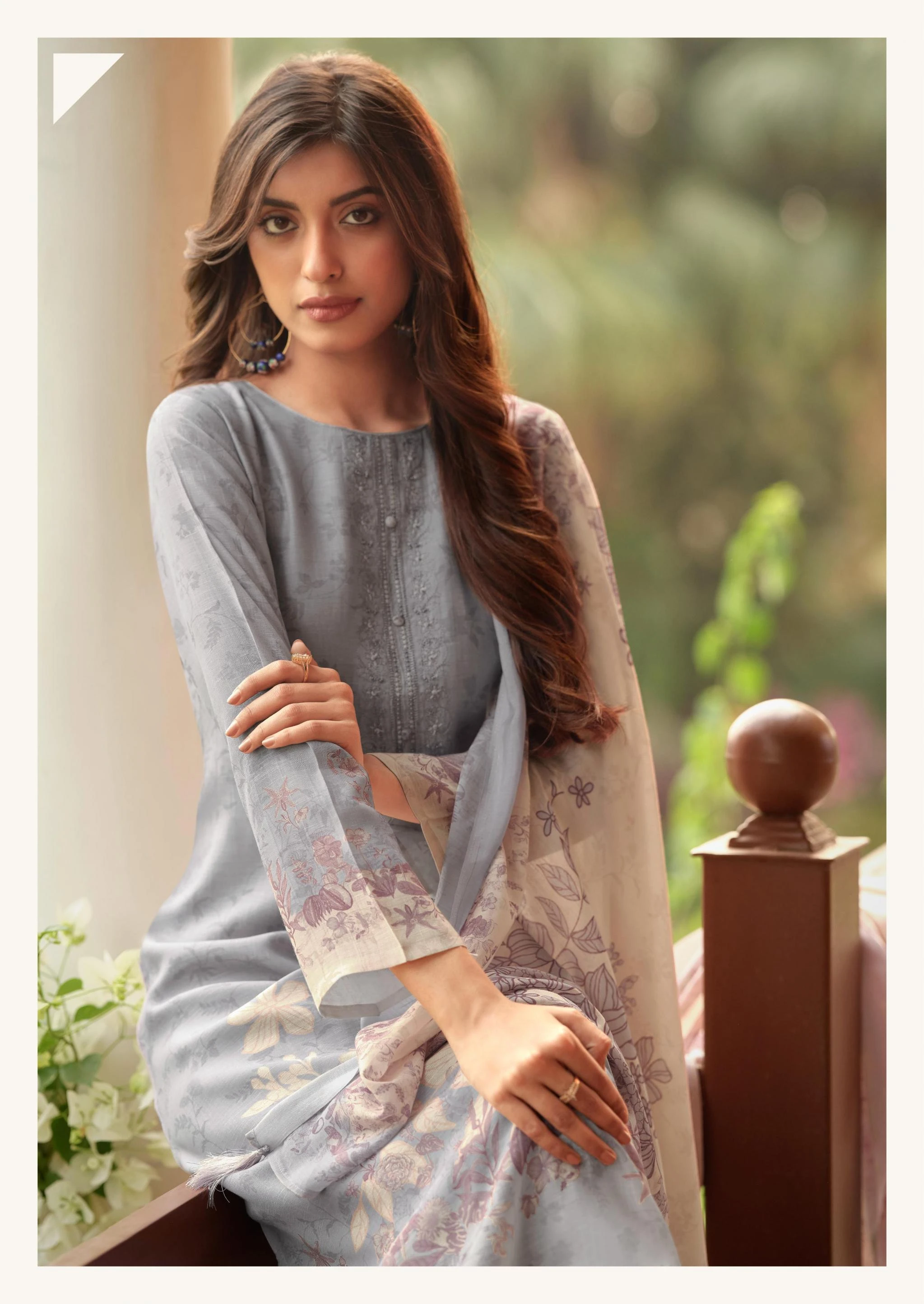 SAFIRA in LINEN | Salwar Suits | Ethnicaa Wholesale thumbnail 5