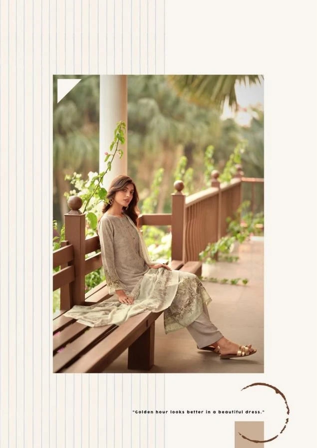 SAFIRA in LINEN | Salwar Suits | Ethnicaa Wholesale thumbnail 15