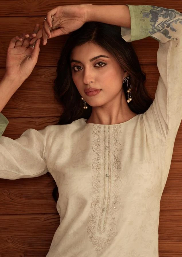 SAFIRA in LINEN | Salwar Suits | Ethnicaa Wholesale thumbnail 10