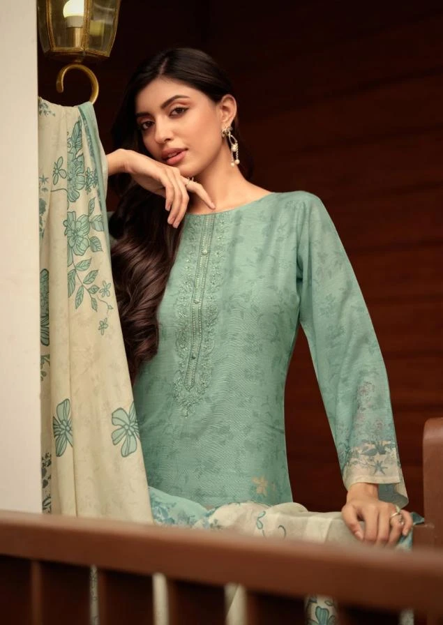 SAFIRA in LINEN | Salwar Suits | Ethnicaa Wholesale thumbnail 12