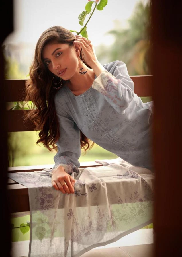 SAFIRA in LINEN | Salwar Suits | Ethnicaa Wholesale thumbnail 30