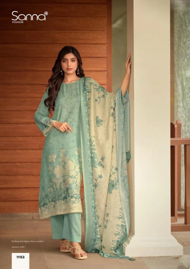 SAFIRA in LINEN | Salwar Suits | Ethnicaa Wholesale thumbnail 4
