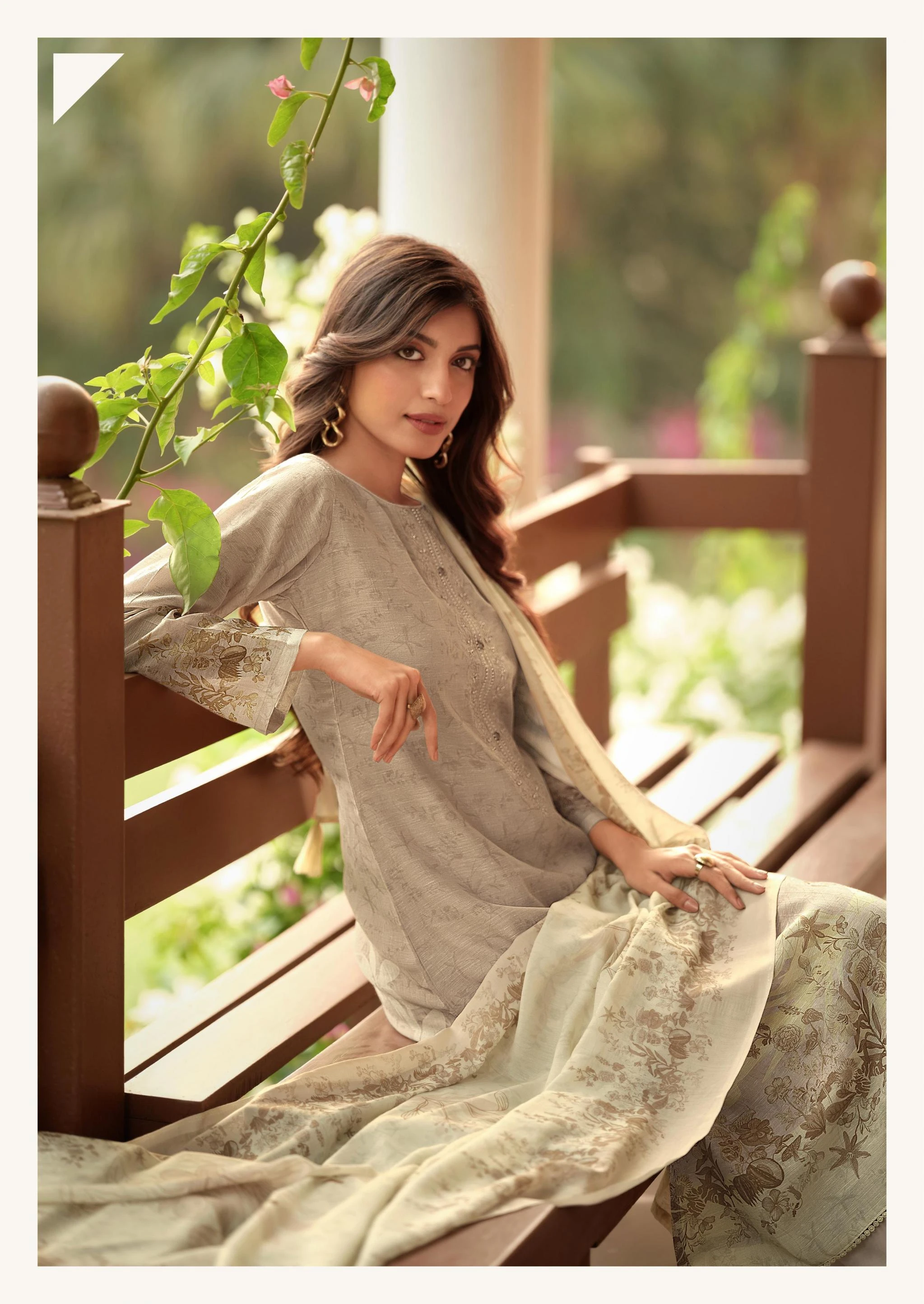 SAFIRA in LINEN | Salwar Suits | Ethnicaa Wholesale thumbnail 24