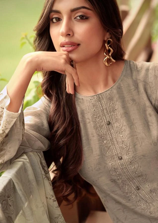 SAFIRA in LINEN | Salwar Suits | Ethnicaa Wholesale thumbnail 20