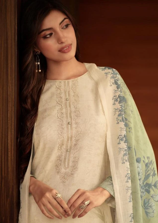 SAFIRA in LINEN | Salwar Suits | Ethnicaa Wholesale thumbnail 3