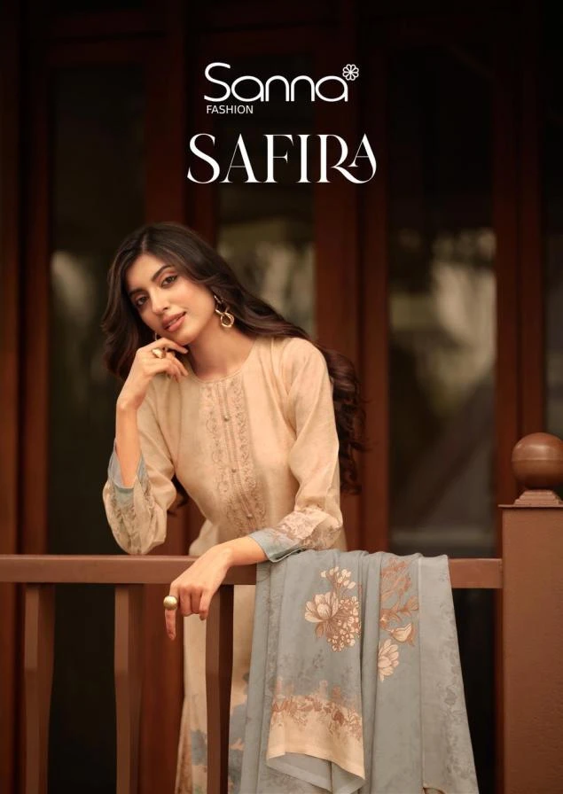 SAFIRA in LINEN | Salwar Suits | Ethnicaa Wholesale thumbnail 14