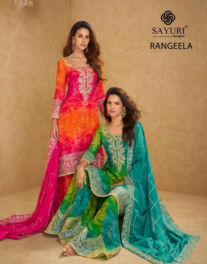 RANGEELA Ethnic Wear wholesale CHINON SILK - Ethnicaa thumbnail 6