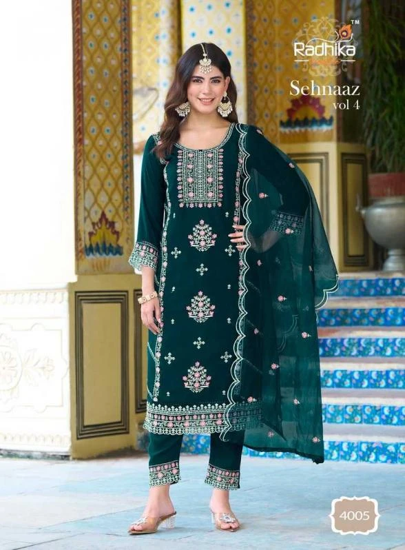 SEHNAZ 4005 Kurti wholesale Roman Silk - Ethnicaa