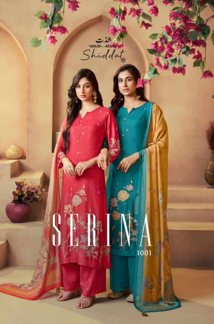 Buy SERINA 1001 ethnic-wear MUSLIN Wholesale Surat Manufacturer - Ethnicaa