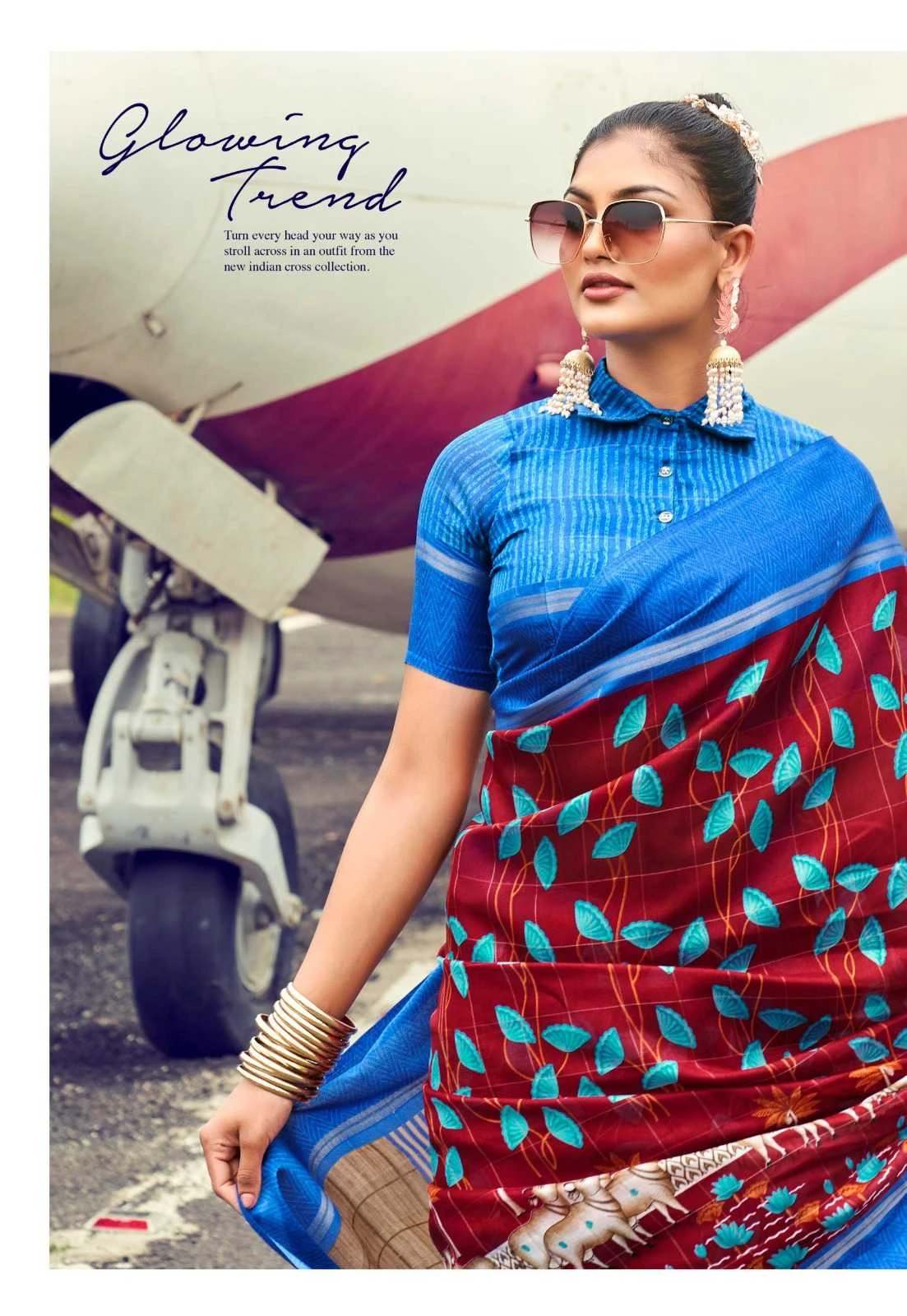 MUSLIN TASSAR Sarees wholesale COTTON - Ethnicaa thumbnail 13