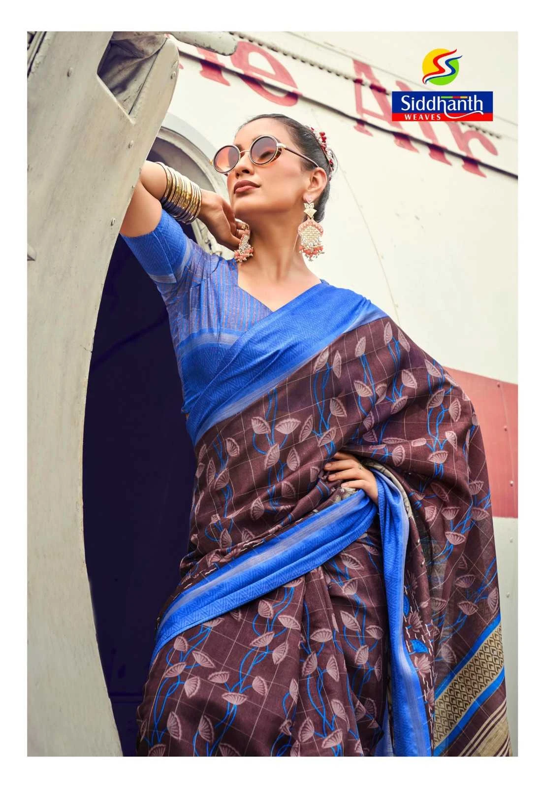 MUSLIN TASSAR Sarees wholesale COTTON - Ethnicaa thumbnail 19