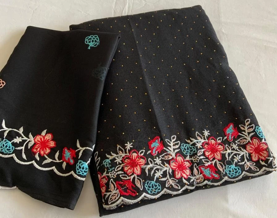 STAR GLAXY Sarees wholesale GEORGETTE - Ethnicaa thumbnail 2