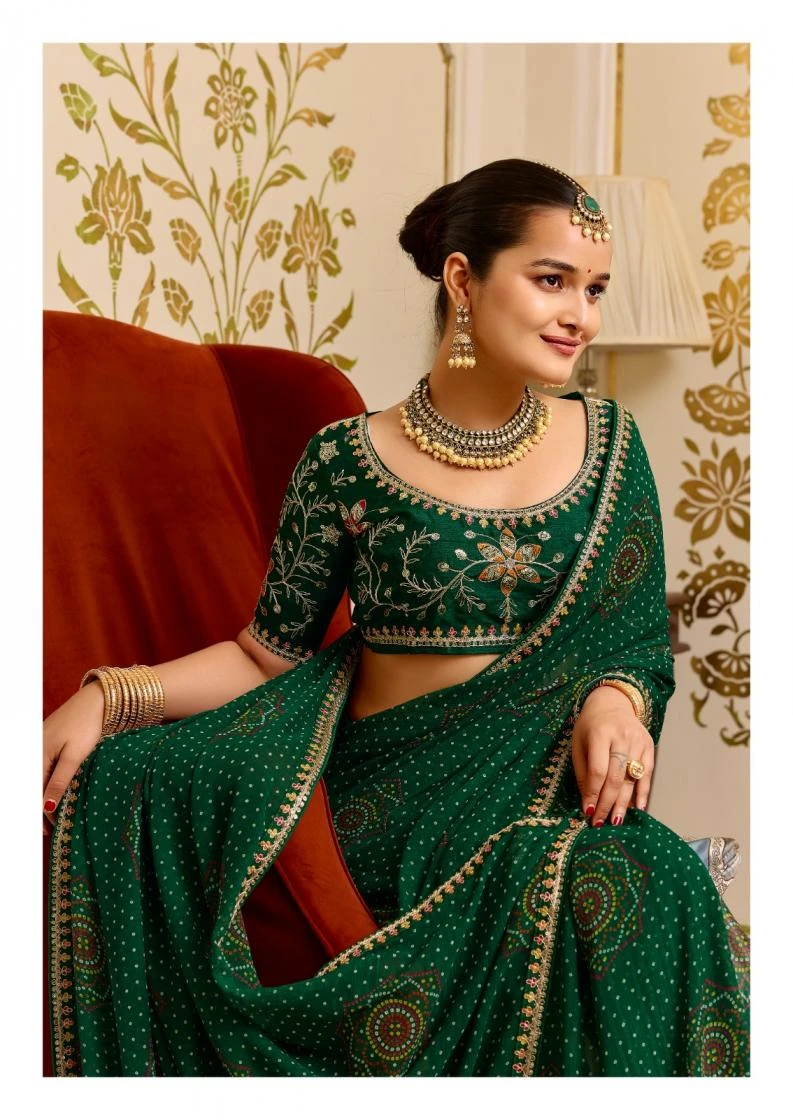 DEVI VOL 2 Sarees wholesale GEORGETTE - Ethnicaa thumbnail 15