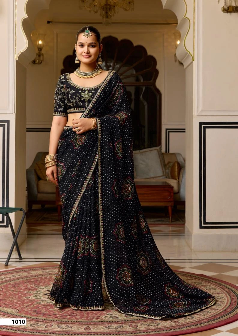 DEVI VOL 2 Sarees wholesale GEORGETTE - Ethnicaa thumbnail 18