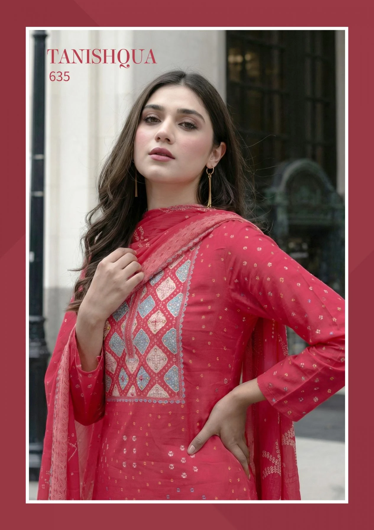 TANISHQUA in COTTON LAWN | Salwar Suits | Ethnicaa Wholesale thumbnail 9