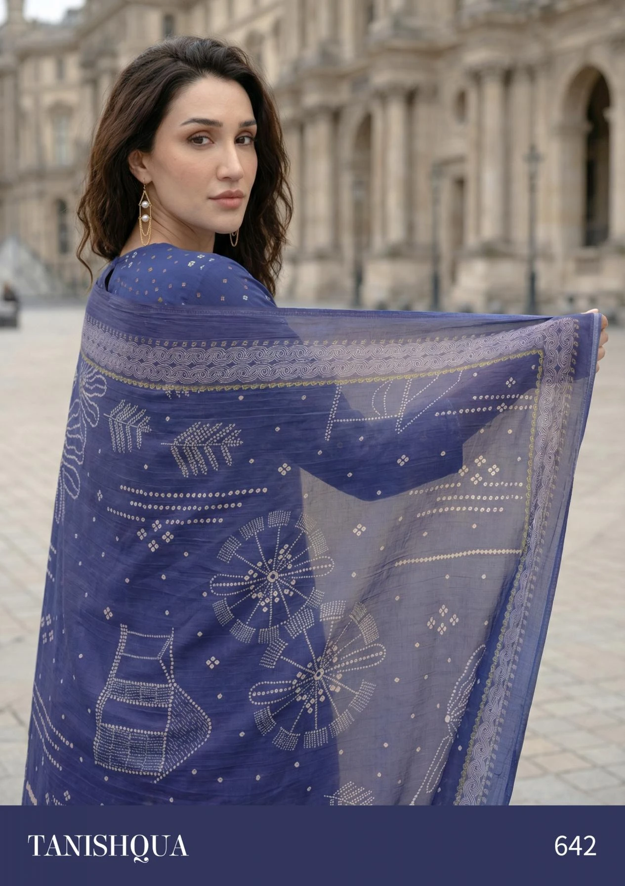 TANISHQUA in COTTON LAWN | Salwar Suits | Ethnicaa Wholesale thumbnail 2