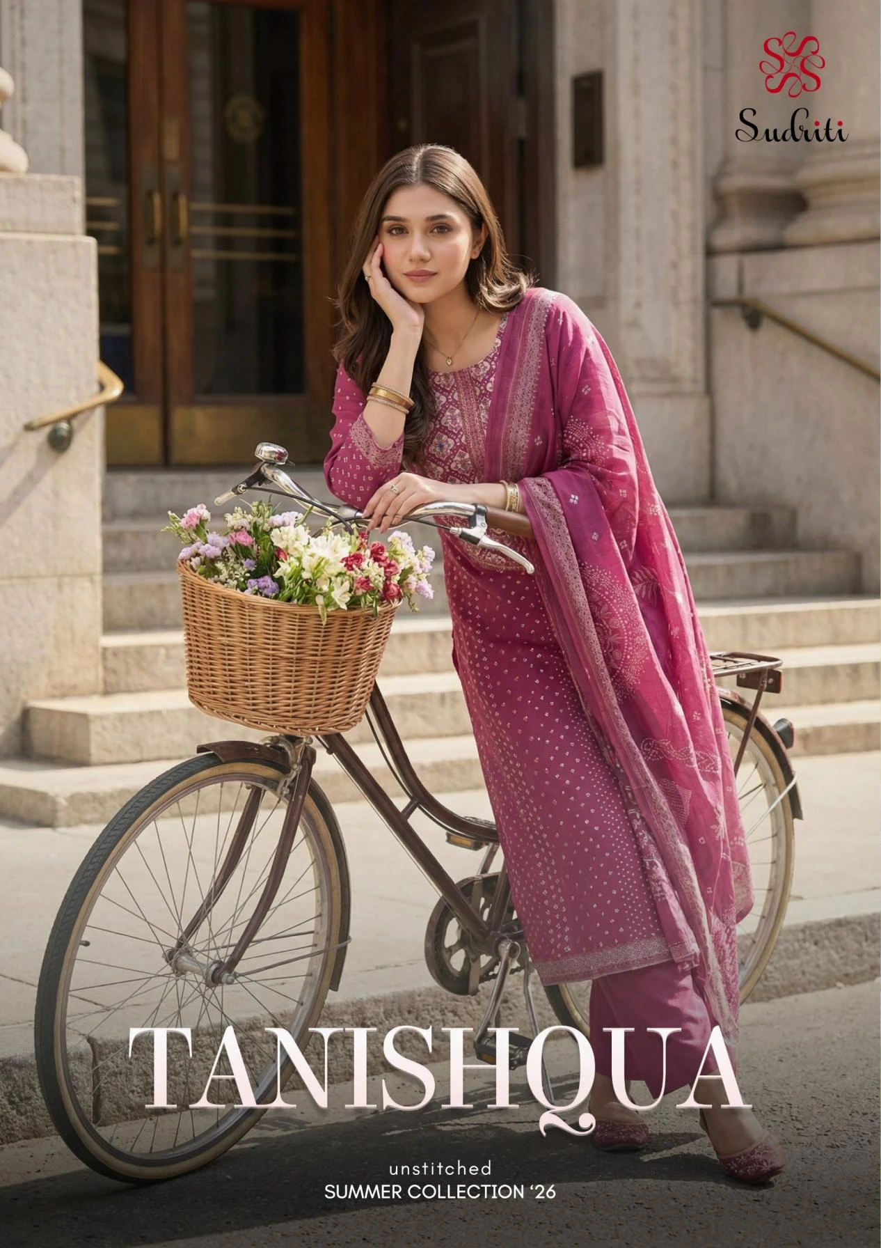 TANISHQUA in COTTON LAWN | Salwar Suits | Ethnicaa Wholesale thumbnail 8