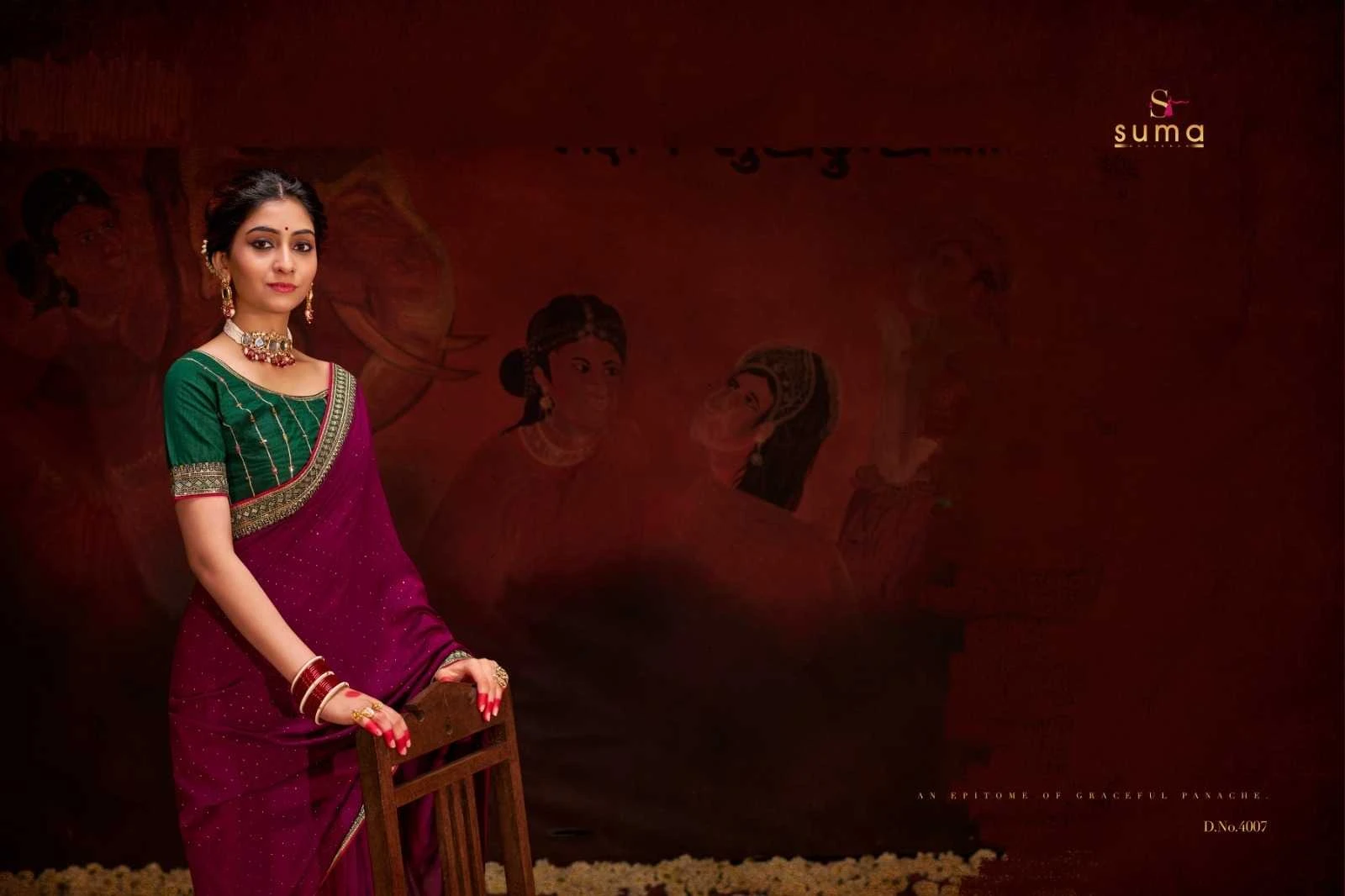 NAME: AAYUSHI Sarees wholesale VICHITRA - Ethnicaa thumbnail 3