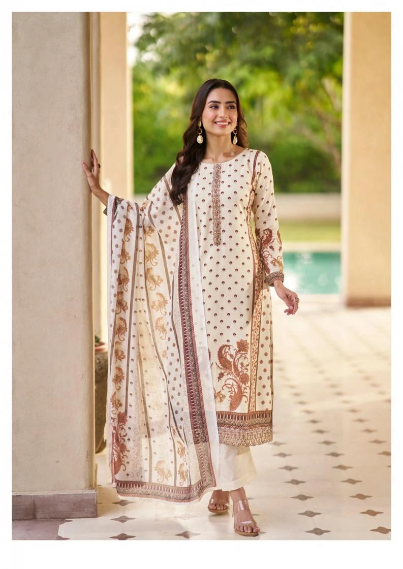 PAISELY VOL 2 in LAWN | Readymade Salwar Suits | Ethnicaa Wholesale thumbnail 3