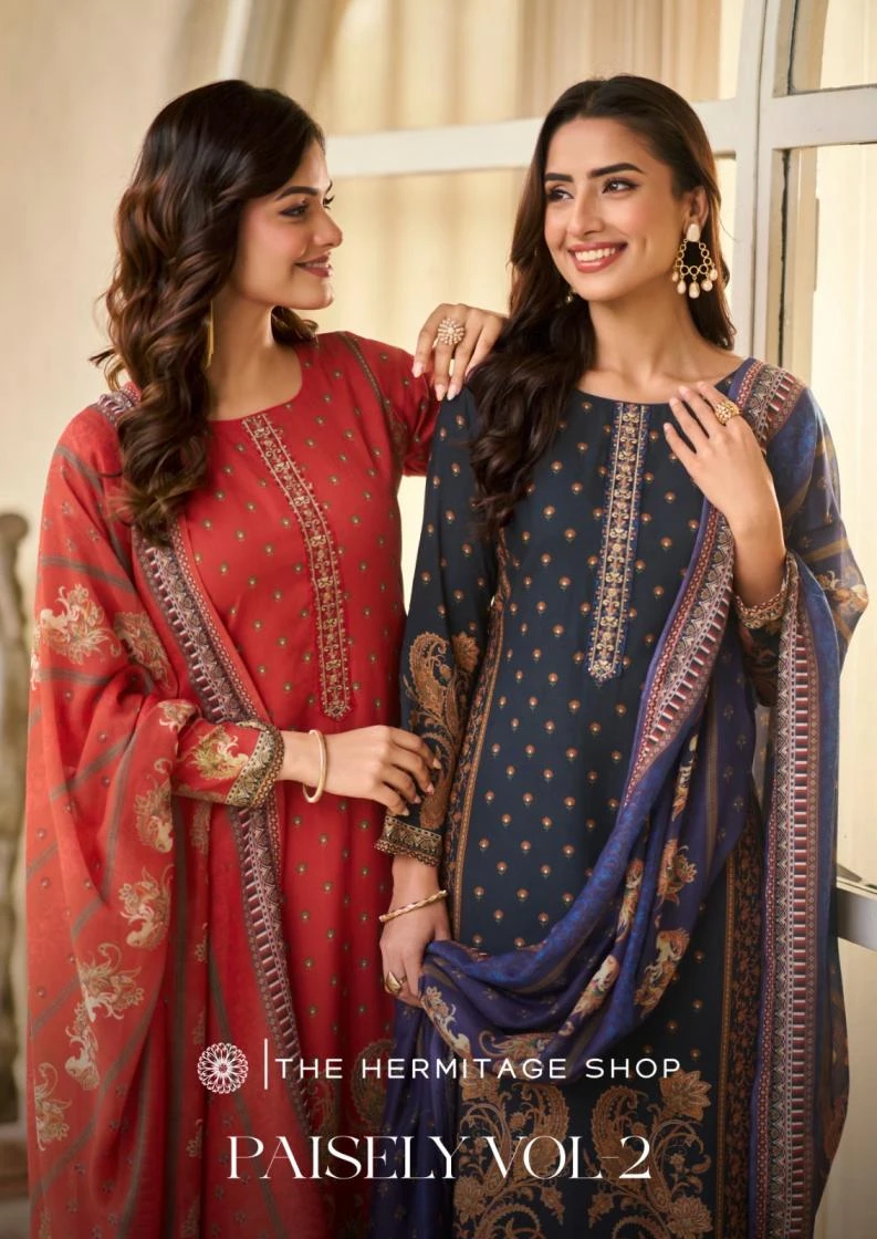 PAISELY VOL 2 in LAWN | Readymade Salwar Suits | Ethnicaa Wholesale thumbnail 15