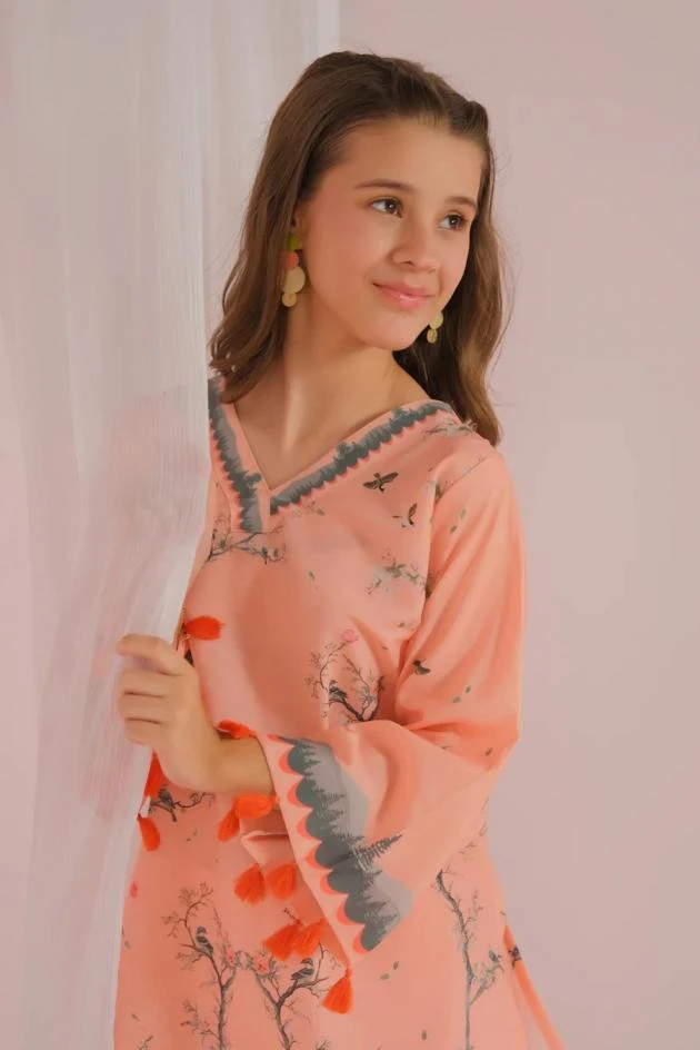 K 3004 Kurti wholesale MUL SATIN - Ethnicaa thumbnail 3