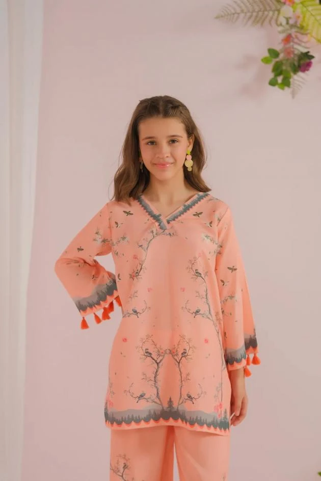 K 3004 Kurti wholesale MUL SATIN - Ethnicaa thumbnail 4