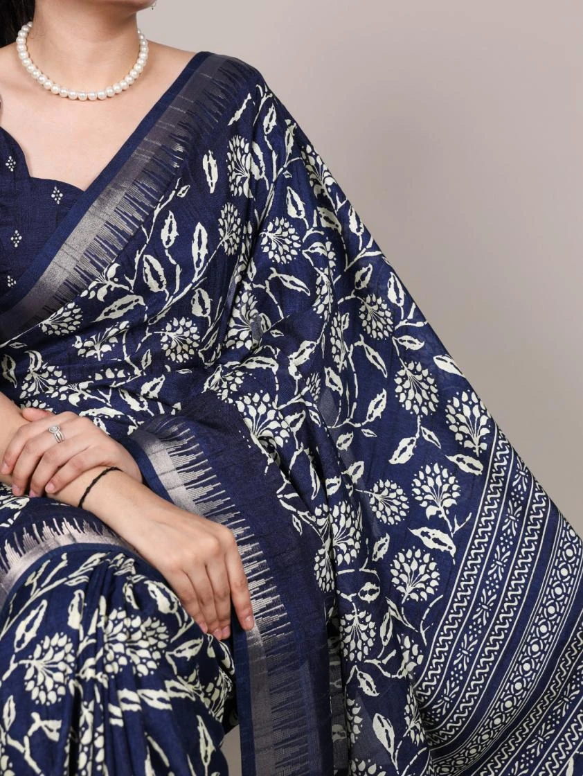 YNF7214 Sarees wholesale SLUB SILK - Ethnicaa thumbnail 6