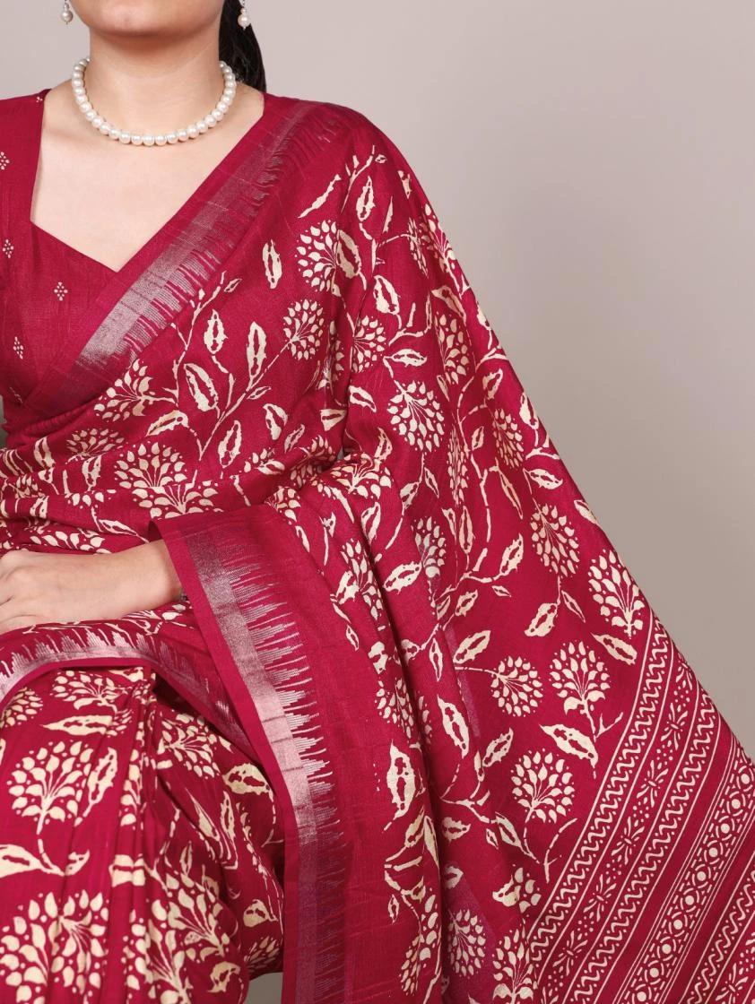 YNF7214 Sarees wholesale SLUB SILK - Ethnicaa thumbnail 3